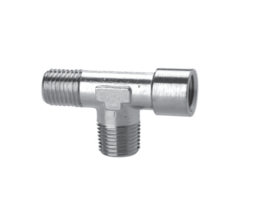 Bộ điều hợp BSPP nam Tee-1/4 chủ đề